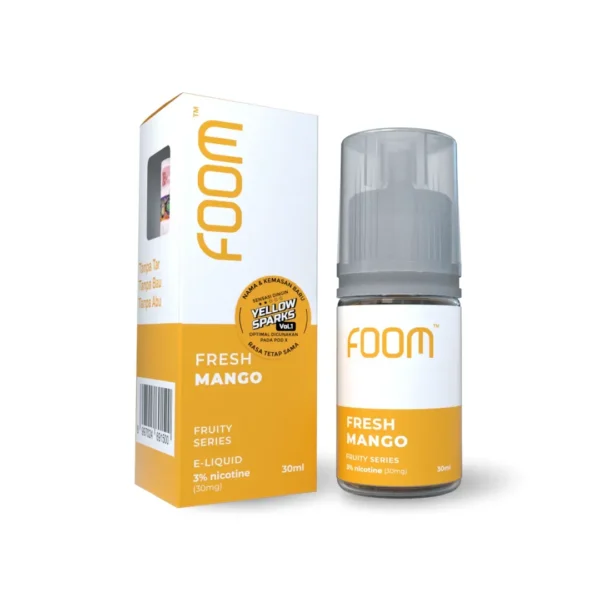 Foom YELLOW SPARK Salt 30mg 30ml Fresh Mango Fruity Series