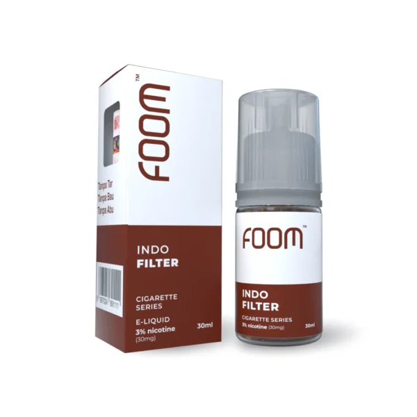 Foom INDO FILTER Salt 30mg 30ml Cigarette Series
